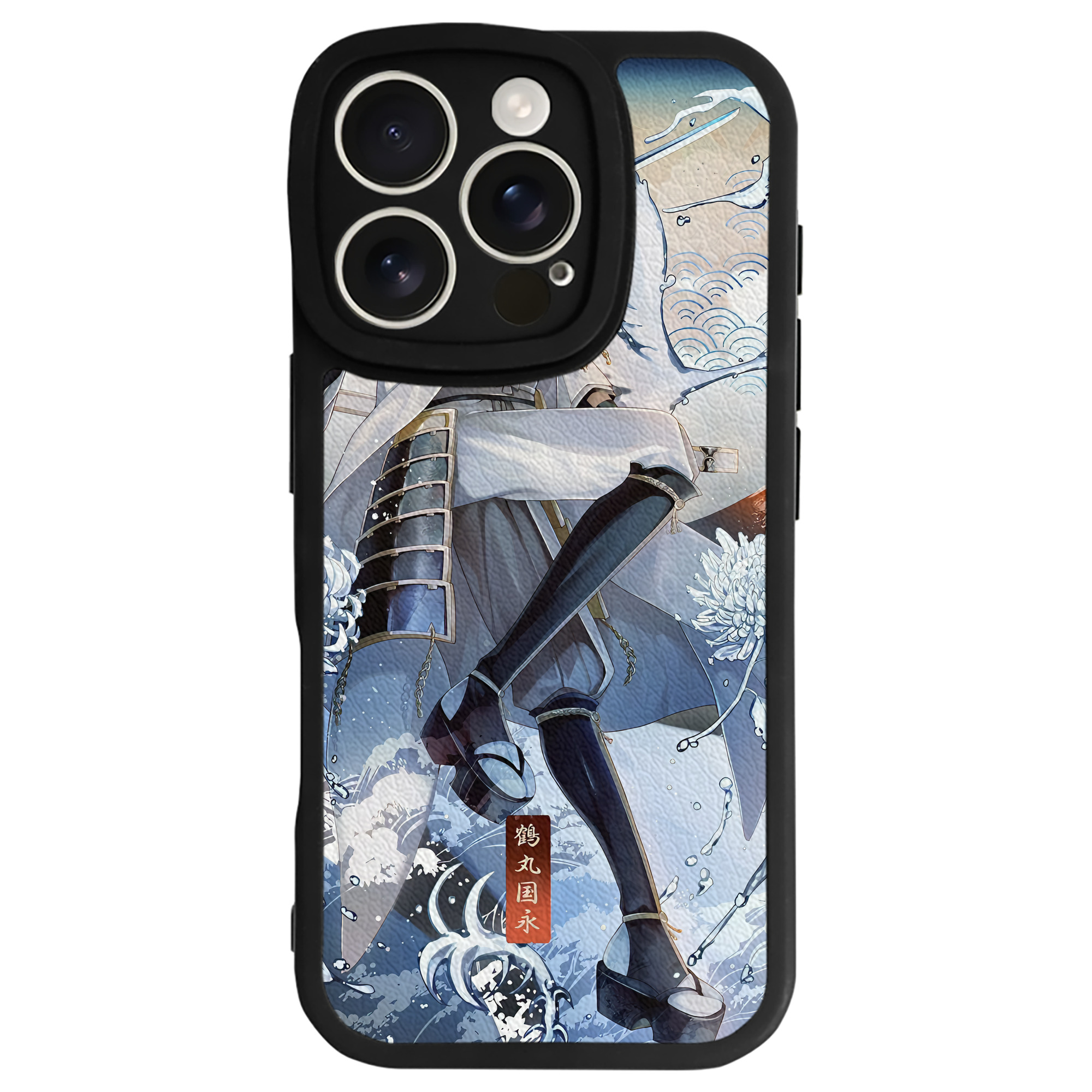（画像用） 刀剣乱舞 Touken Ranbu 【iPhone 16シリーズ対応】シリコンスマホケース（レザー調） 材質：シリコン
